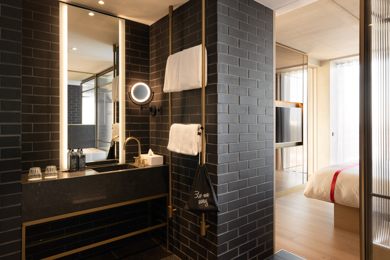 Bathroom, Ruby Emma Hotel Amsterdam by IHG, Amsterdam
