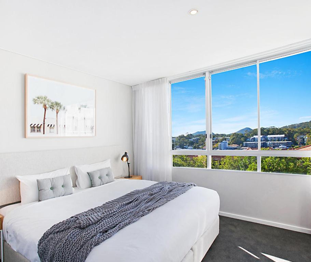 Bedroom 3, Oaks Nelson Bay Lure Suites, Port Stephens