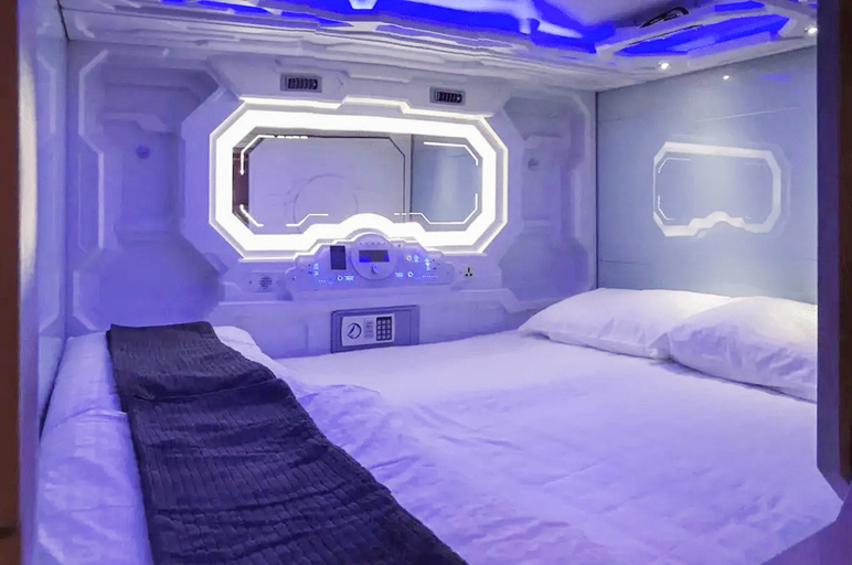 Bedroom 4, Atlantis Pods at Chinatown, Singapura