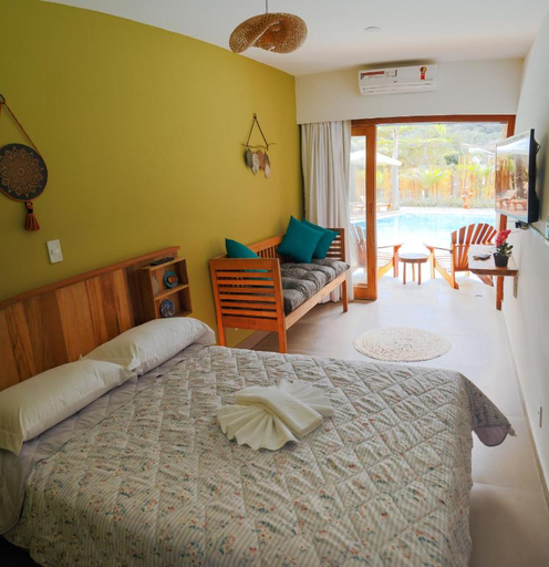 Bedroom 2, Mandala Beach Hotel, Ubatuba