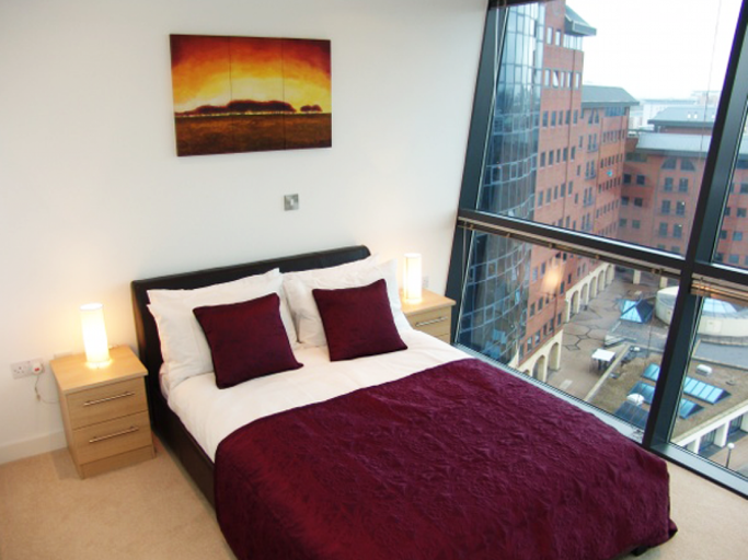 Bedroom 3, Quay Apartments Manchester, Manchester