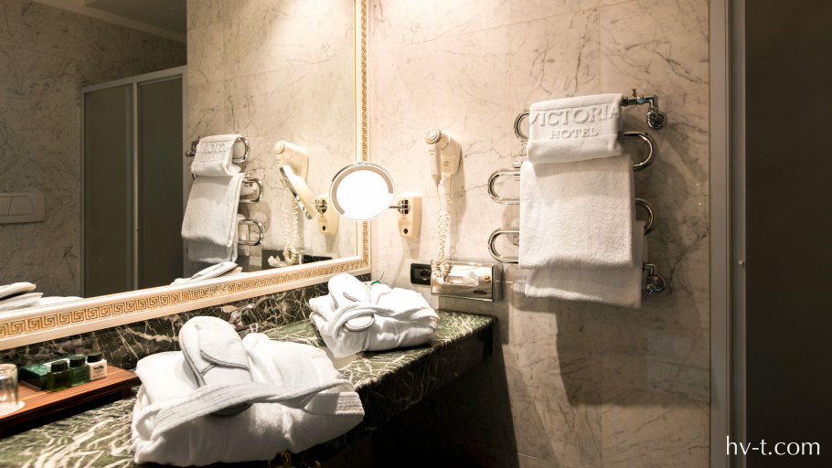 Bathroom 5, Hotel Vistoria Torino, Torino