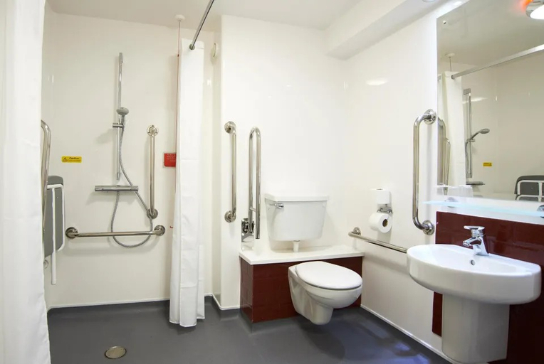 Bathroom 4, Travelodge Egham, Surrey