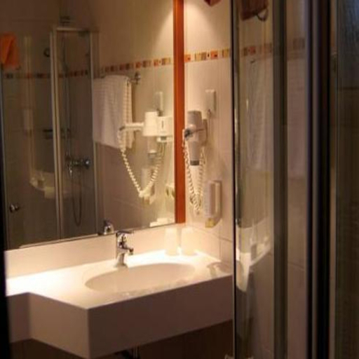 Bathroom, Hotel Zwei Linden - links der Elbe - Niedersachsen, Stade