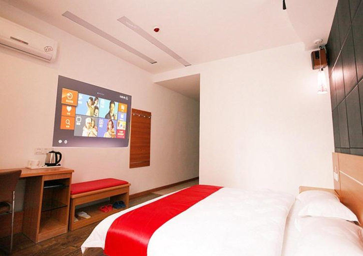 Bedroom 2, Thank Inn Plus Hotel Xianning Jiayu Yingbin Avenue, Xianning