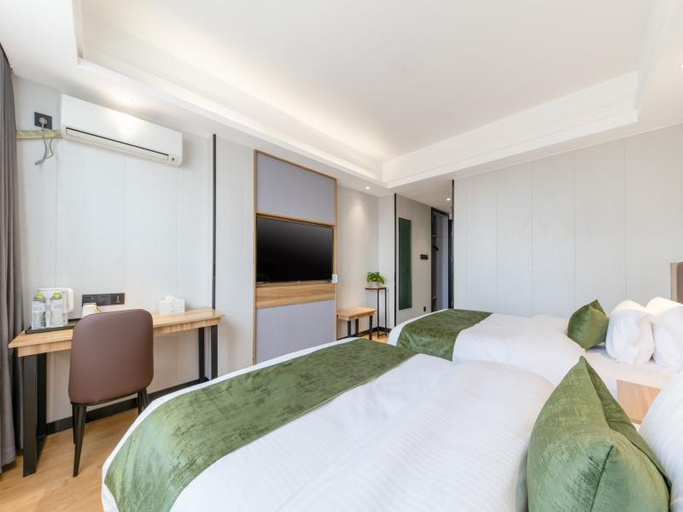 Bedroom 2, Green Tree Inn Express Shandong Binzhou Boxing County, Binzhou