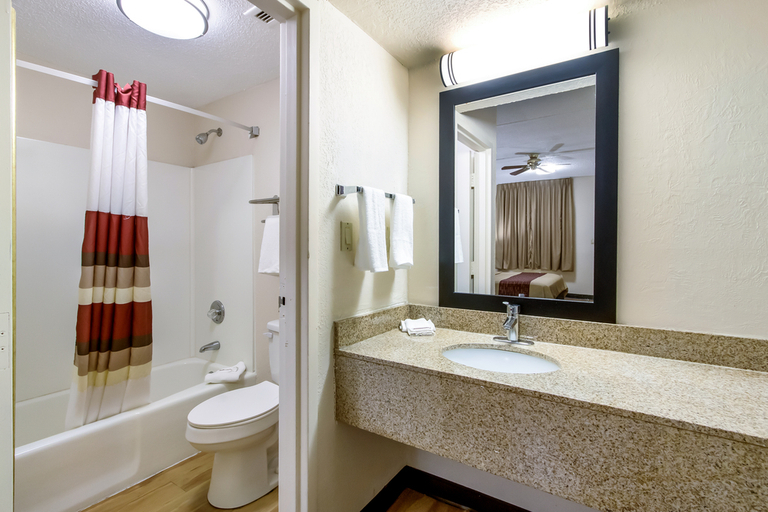 Bathroom 4, Red Roof Inn & Suites Statesboro - University, Bulloch