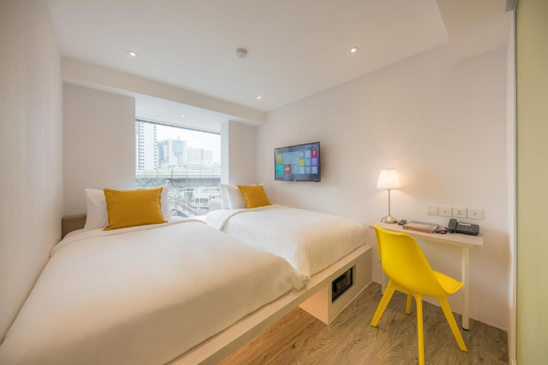 Bedroom 2, Yello Rooms Hotel Victory Monument, Ratchathewi