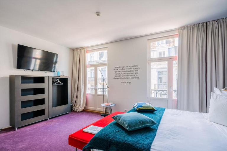 Bedroom 4, Hotel Cafe Pacific, Bruxelles