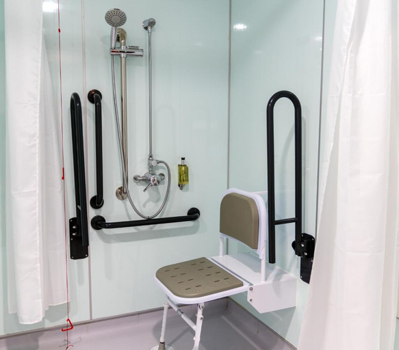 Bathroom 5, easyHotel Manchester, Manchester
