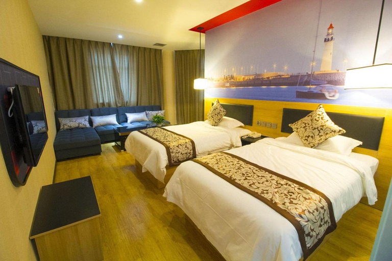 Bedroom 4, Junyi Hotel on Tianshui Road, Weifang