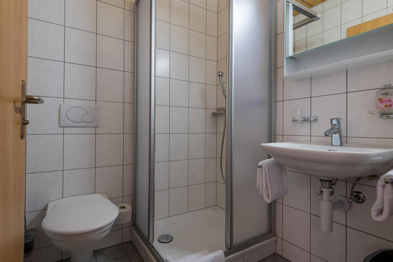 Bathroom, Sport Resort Fiesch - Fiescher Hostel, Goms