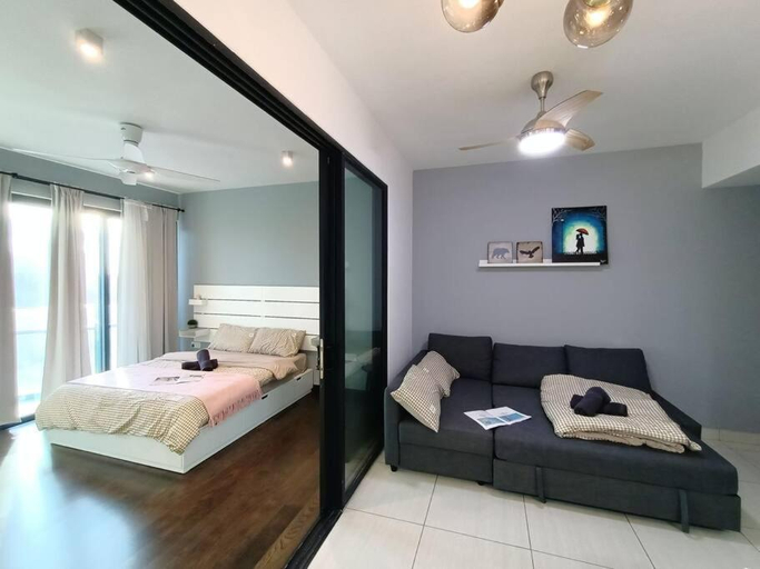 Bedroom 2, C0511 Almas Suites w/Sofa Bed 4pax ‼Netflix🌈STAY, Johor Bahru