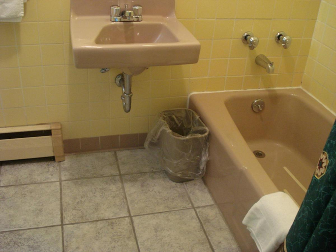 Bathroom 4, Thruway Holiday Motel, Chautauqua