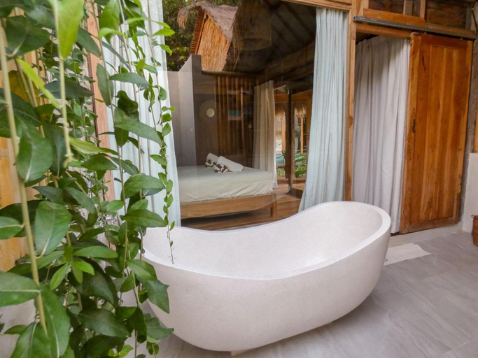 Bathroom 3, La Siesta Eco Bungalows Adults Only, Lombok