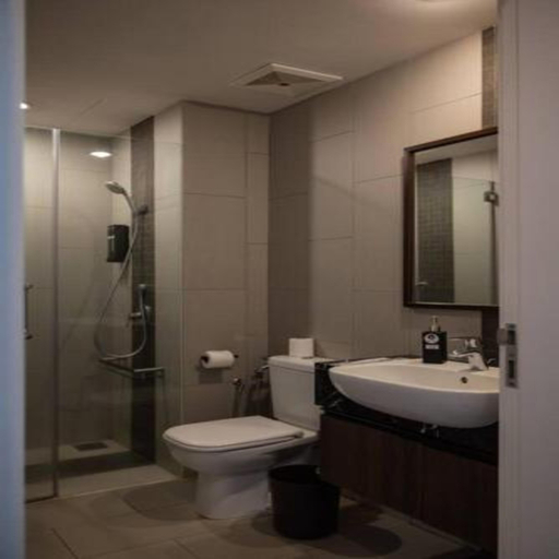 Bathroom, the landmark studios, Pulau Penang