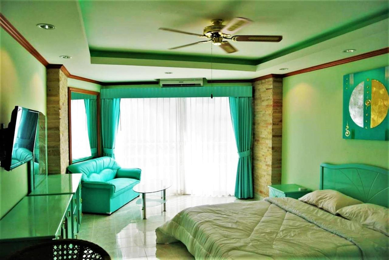 Bedroom, Lovely Studio at View Talay 1, Pattaya