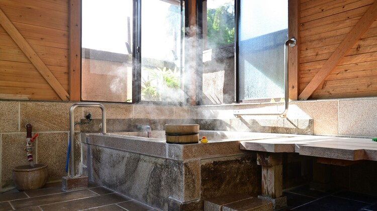 Bathroom, Beppu Onsen Kashibesso Komakusa, Beppu