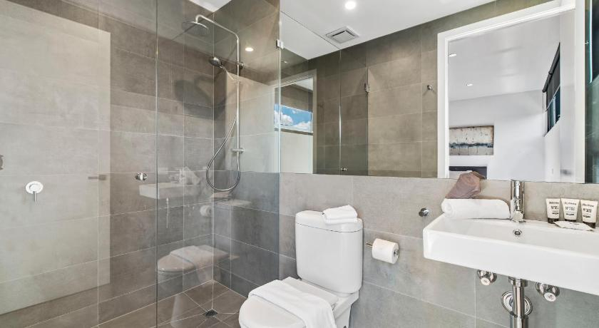 Bathroom, Stylish Studio With Great Amenities Near Beachside, Melbourne