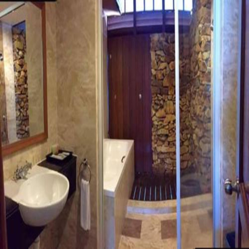 Bathroom, De Water Chalet Langkawi Lagoon, Langkawi
