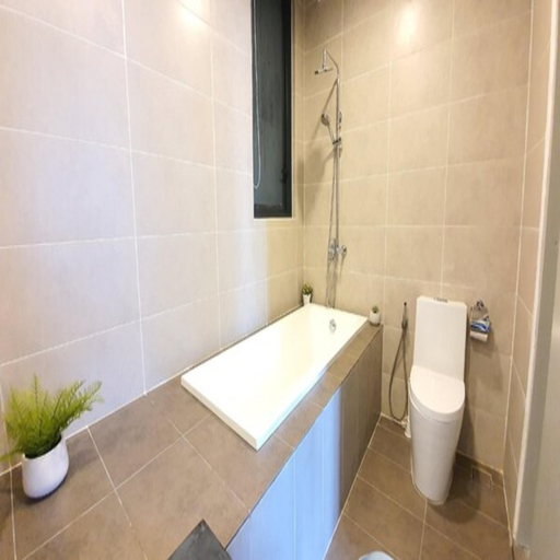 Bathroom, Luxury Apartment with direct link-bridge to LRT, Kuala Lumpur
