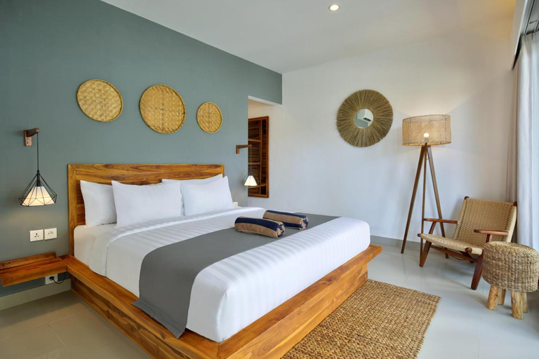 Bedroom, Villa Sakura. Luxury 3 Bedroom Villa., Lombok
