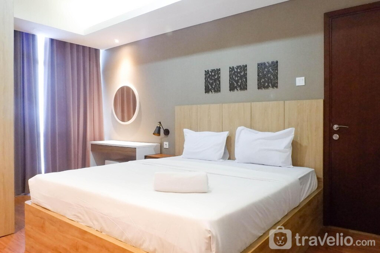 Bedroom 2, Elegant 3BR at Grand Sungkono Lagoon By Travelio, Surabaya