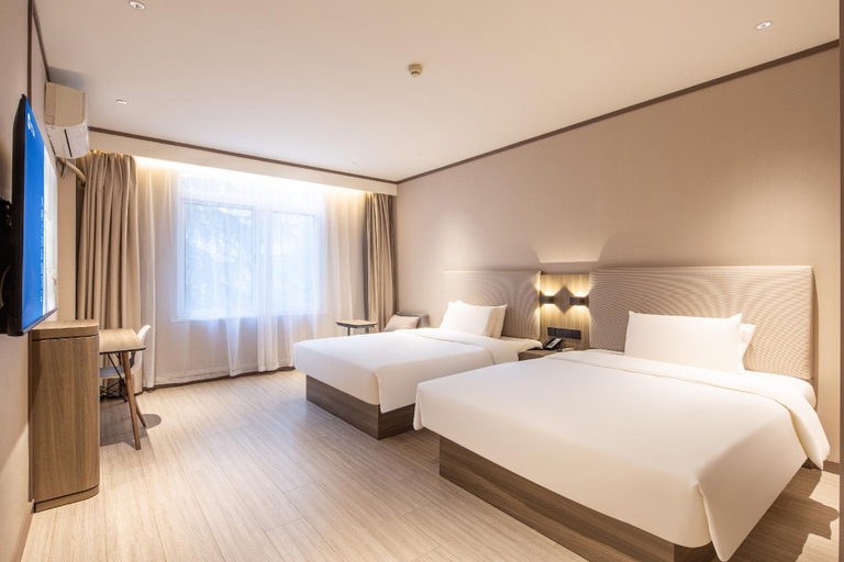 Bedroom 2, Hanting Hotel Luoyang Longmen Railway Station, Luoyang