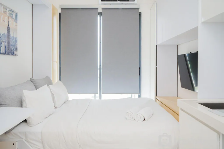 Bedroom 1, Great Location Studio Sky House BSD By Travelio, Tangerang Selatan