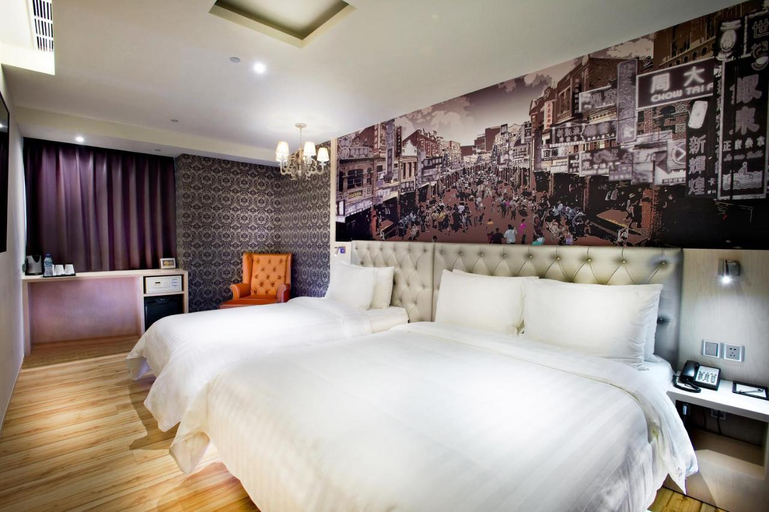 Bedroom 2, FX Hotel Tainan Minsheng Rd, Tainan