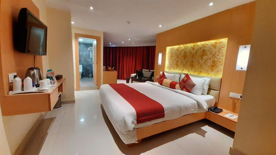 Bedroom 3, The Red Velvet Hotel, Patna