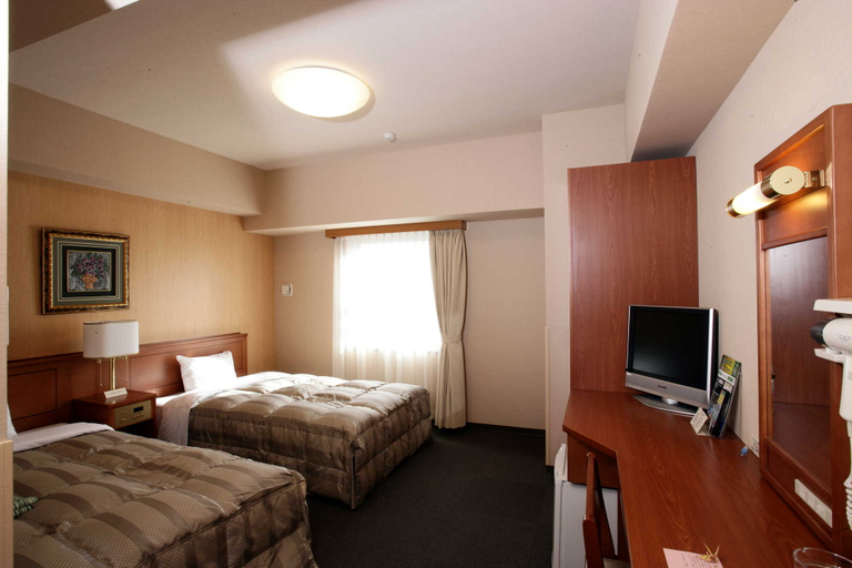 Bedroom, Hotel Route-Inn Hamanako, Kosai