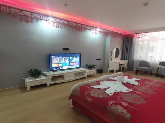 Bedroom 2, Green Tree Inn Huhhot Yuquan District South Campus of University of Inner Mongolia, Hohhot