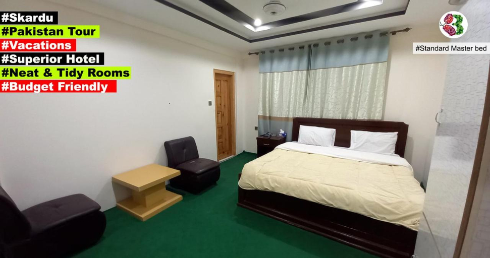 Bedroom 2, Mulberry Continental Hotel Skardu, Northern Areas