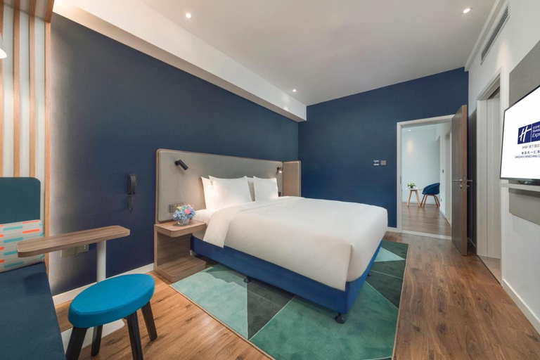 Bedroom 2, Holiday Inn Express QINGDAO CHENGYANG CENTRAL by IHG, Qingdao
