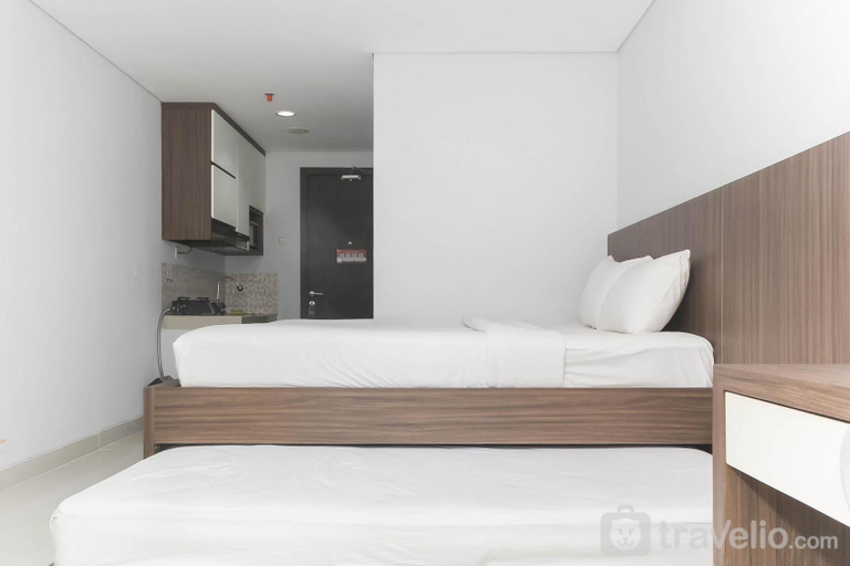 Bedroom 5, Homey and Comfort Studio at the Enviro Apartment, Cikarang