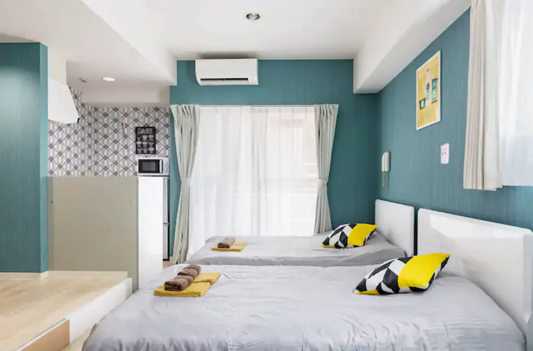 Bedroom 4, GRANDIOSO Nakano Fujimicho 401/グランディオーソ中野富士見町 401, Nakano City