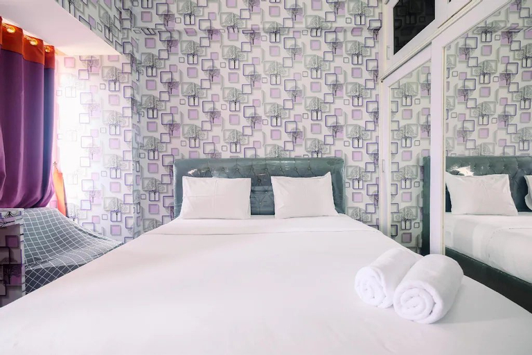 Bedroom 1, Warm Studio Margonda Residence 5 By Travelio, Depok