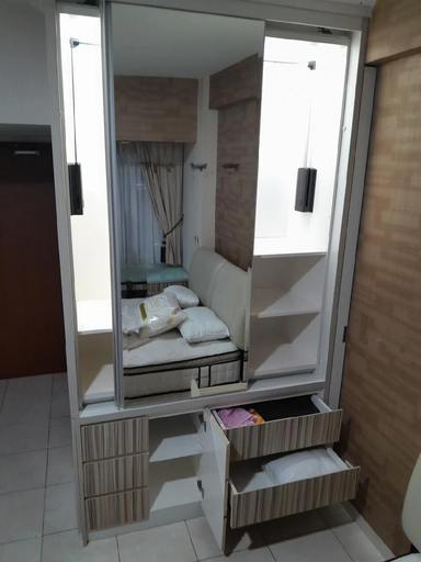 Bedroom 2, Nice Studio Dmall Mares V Depok Syariah, Depok