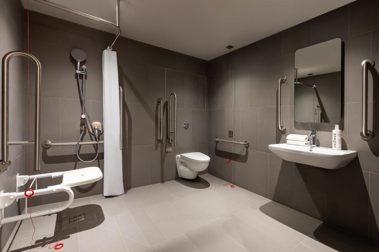 Bathroom 5, Zedwell Underground Hotel Tottenham Court Road, London