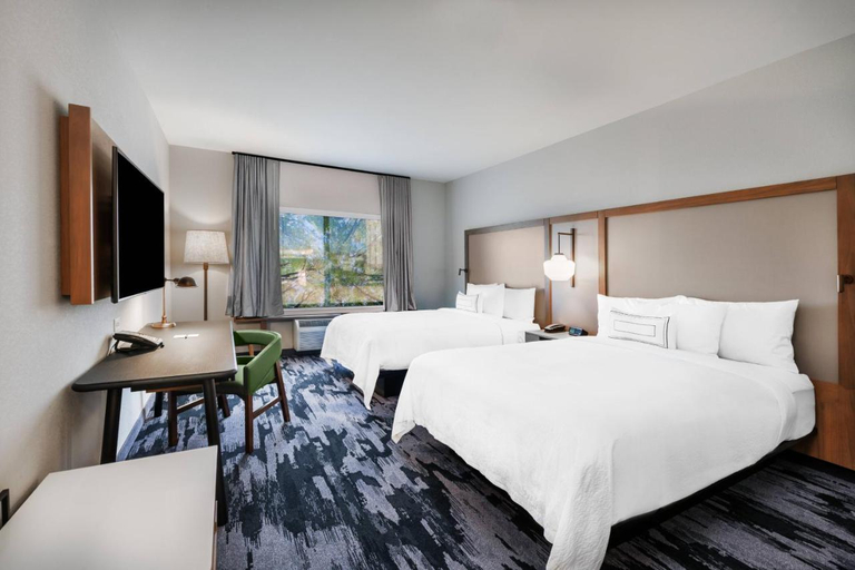 Bedroom 4, Fairfield Inn & Suites by Marriott Tulsa Catoosa, Rogers