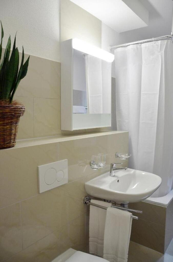 Bathroom 4, Swiss Star Landskronstrasse, Basel