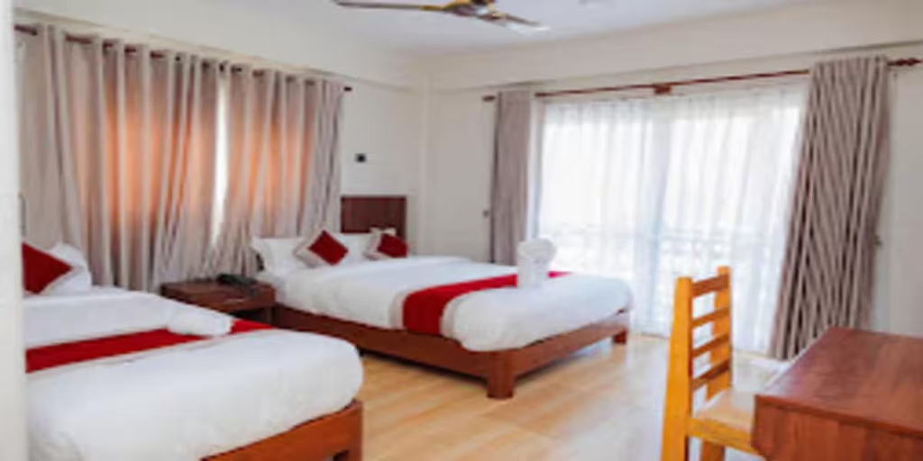Bedroom 3, MeroStay012 Hotel Thousand, Bagmati