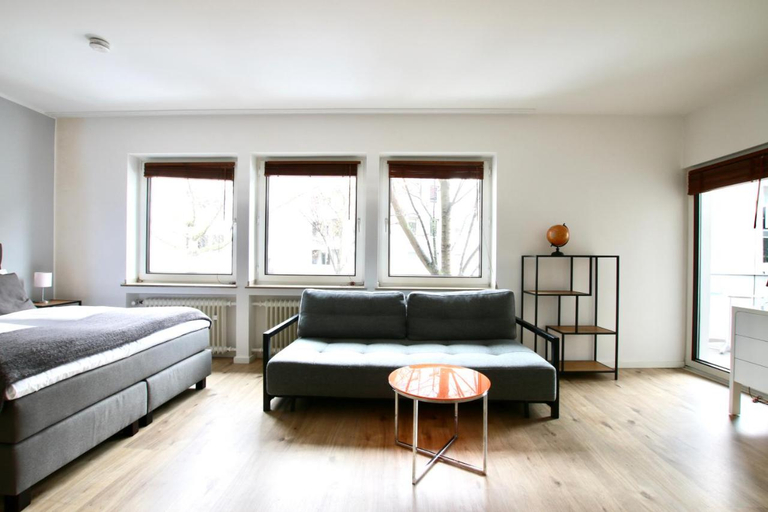 Bedroom 4, Arthouse Apartments im Pantaleonsviertel, Köln