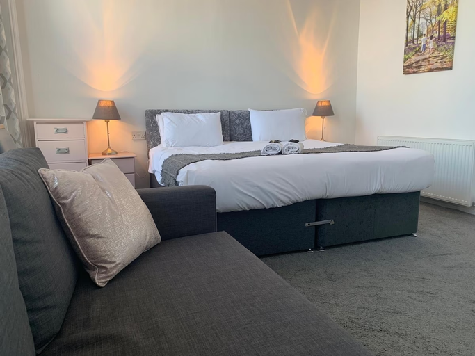 Bedroom 3, Hotel Mon Ami, Dorset