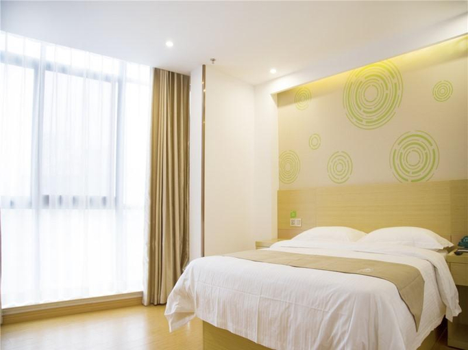 Bedroom 2, GreenTree Inn Yangzhou Shiqiao Town Jianyang Building, Yangzhou