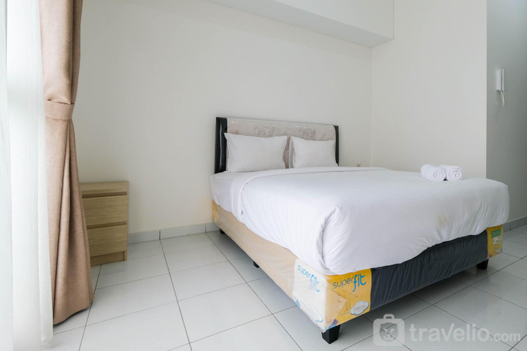 Bedroom 5, Scenic Studio Room @ Casa De Parco Apt By Travelio, South Tangerang