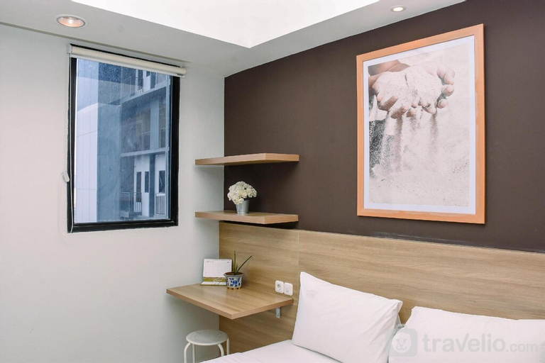 Bedroom 3, Comfy Studio at Evenciio Apartment By Travelio, Depok