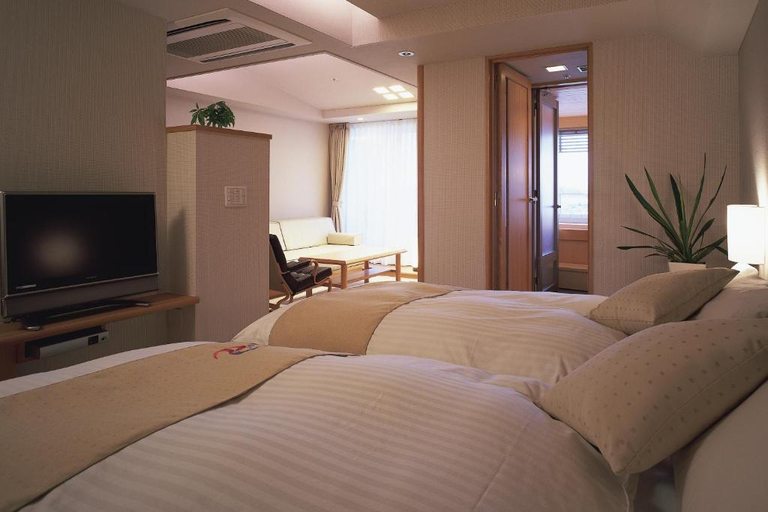 Bedroom 1, Hotel Plaza Annex Yokote, Yokote