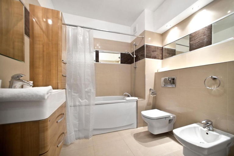 Bathroom, P&O Apartments Bukowińska, Warsaw